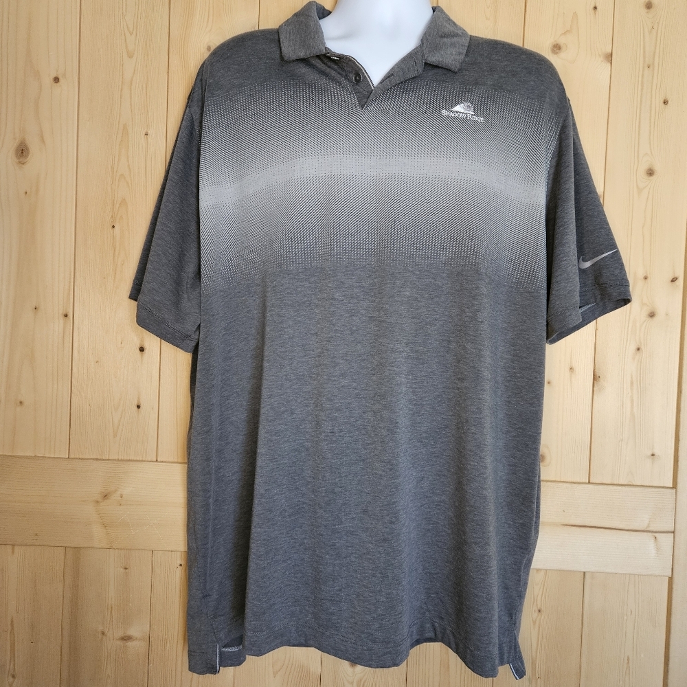 Men's XXL Nike Gray Polo Shirt